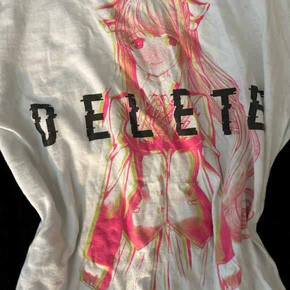 White anime shirt - Picture 3 of 4